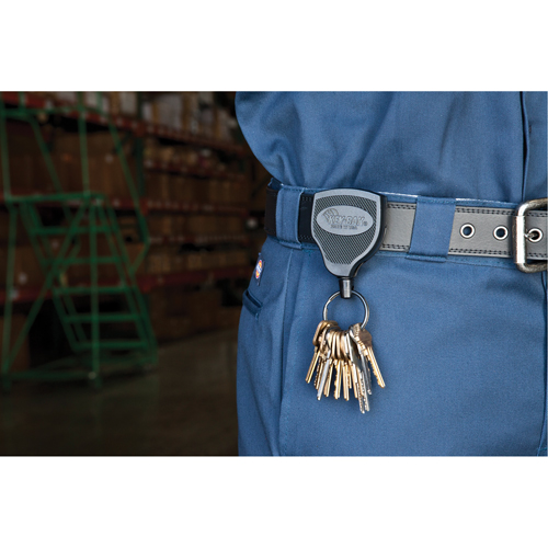 Porte-cl&eacute;s Super48, Polycarbonate, C&acirc;ble 48", Fixation Agrafe de ceinture Groupe Generik
