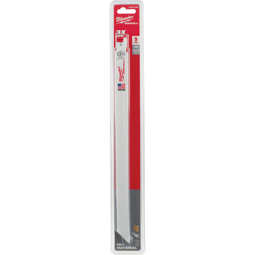 Lame de scie alternative Sawzall, Bim&eacute;tal, 10/14 Dents par pouce, 12" lo Groupe Generik
