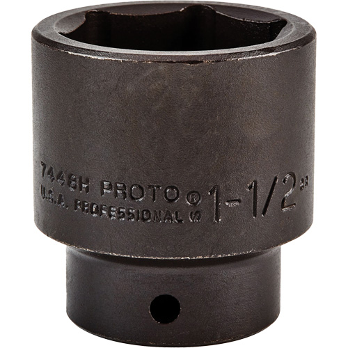 Socket, Impact, 1-1/2", 1/2" Drive, 6 Points Groupe Generik