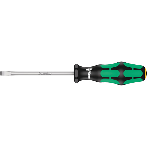 Tapered Slotted Screwdriver, 1/2", 10/1/2" L, Plastic Handle Groupe Generik
