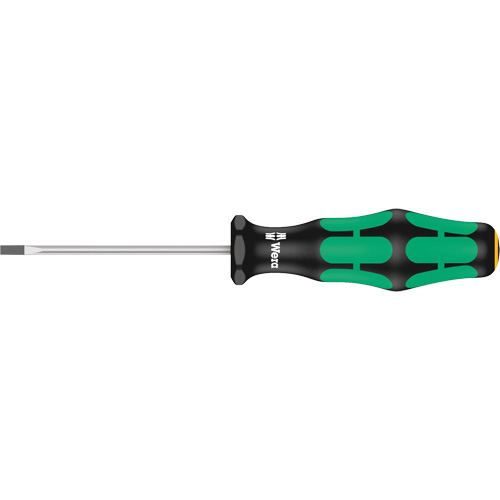 Slotted Screwdriver, 3/32" Tip, Round, 5-1/8" L, Plastic Handle Groupe Generik