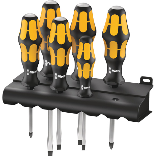 Jeu de tournevis s&eacute;rie 900 Chiseldriver et support, 6 mcx Groupe Generik