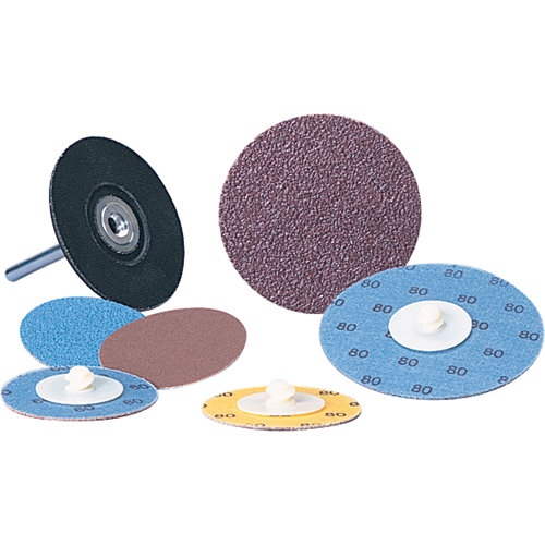 Disque &agrave; changement rapide Standard Abrasives, 2" dia., Grain 36, Oxyde d'aluminium Groupe Generik