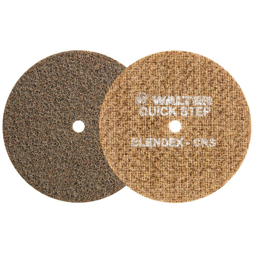 Disque de pr&eacute;paration de surface QUICK-STEP BLENDEX, 5" dia., Grain Cors&eacute;, Oxyde d'aluminium Groupe Generik