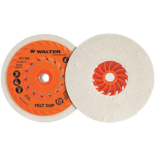 Brosse de polissage, 5" dia. Groupe Generik