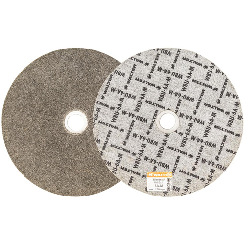 Blendex U Finishing Wheel, 6" Dia., 6AM Grit, Silicon Carbide Groupe Generik