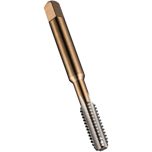 Taraud pour tuyau &agrave; usage g&eacute;n&eacute;ral, 12-1,25, 3 cannelures, 89 mm lo, Conique, Acier rapide Groupe Generik