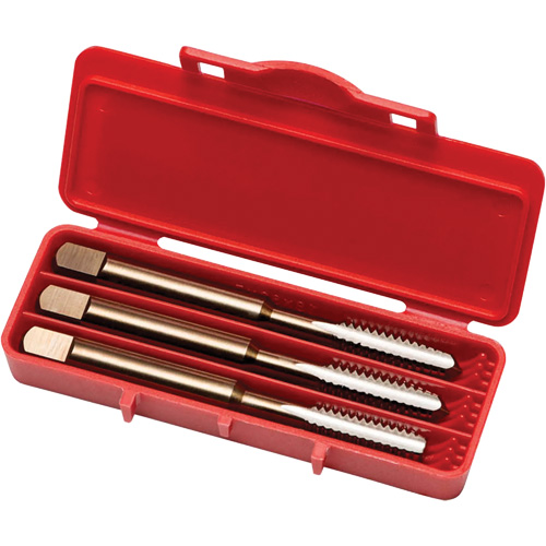 Jeu de tarauds &agrave; main pour usage g&eacute;n&eacute;ral, Acier rapide, Filet 1/2"-13 Groupe Generik
