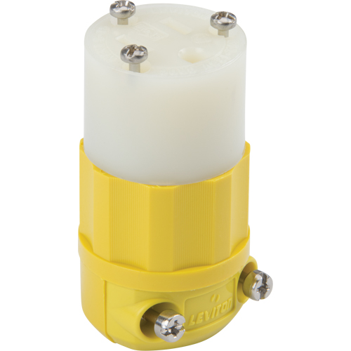 Industrial Straight Blade Connector, 5-15P, Nylon Groupe Generik