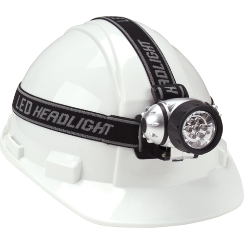 Headlamp, LED, 28 Lumens, 20 Hrs. Run Time, AAA Batteries Groupe Generik