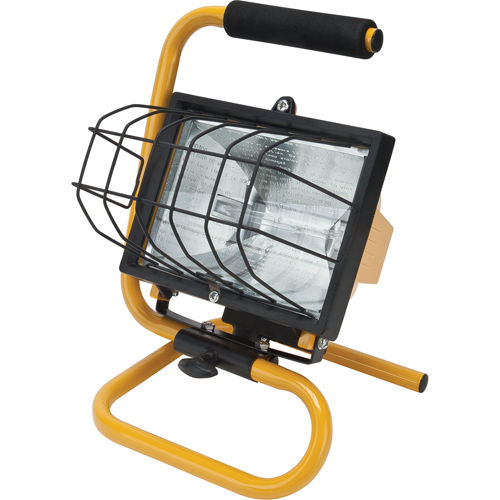 Projecteur portatif, Halog&egrave;ne, 500 W, 8000 lumens, Boîtier en Acier Groupe Generik