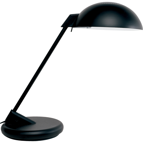 Desk Lamp, 100 W, Incandescent, Black Groupe Generik