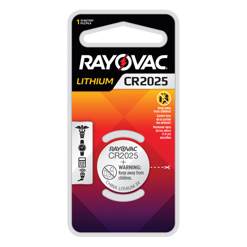 CR2025 Lithium Coin Cell Battery, 3 V Groupe Generik
