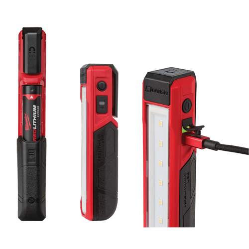 Projecteur de poche USB Rover, DEL, 445 lumens, 2 hres de fonctionnement, Bloc-pile Rechargeable, Plastique Groupe Generik