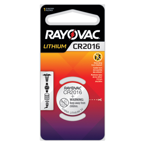 CR2016 Lithium Coin Cell Battery, 3 V Groupe Generik