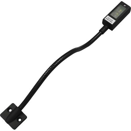 LED Gooseneck Maplight, 1 W, LED, 12" Neck, Black Groupe Generik