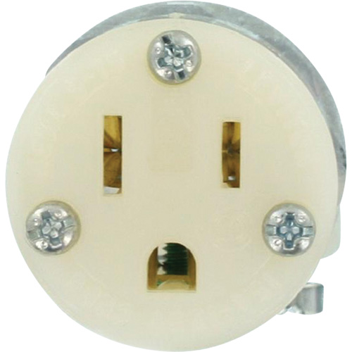 Hospital Grade Extension Plug Connector, 5-15R, Nylon Groupe Generik