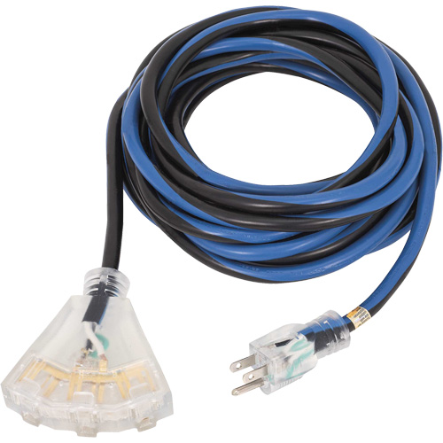 JLEC-1425 Rallonge de qualit&eacute; professionnelle, Int&eacute;rieur/ext&eacute;rieur, SJTOW, AWG 14, 15 A, 25' Groupe Generik