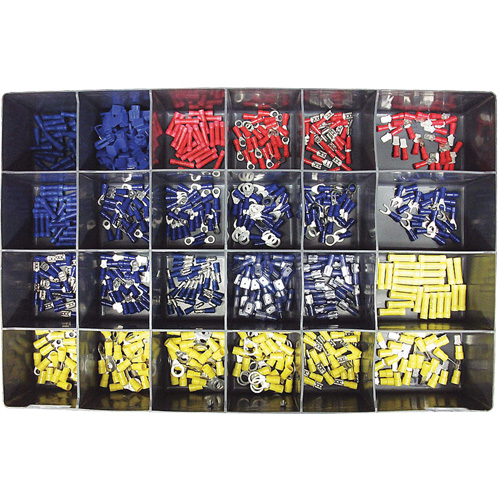 600-Piece Vinyl Insulated Terminals Kit Groupe Generik