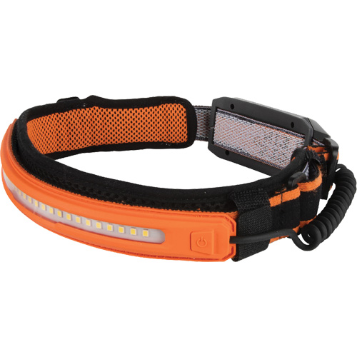 Widebeam Headlamp with Strap, LED, 575 Lumens, 4 Hrs. Run Time, Rechargeable Batteries Groupe Generik