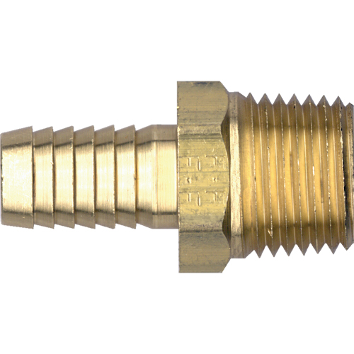 3/8" Male Pipe Hose Barb, Brass Groupe Generik