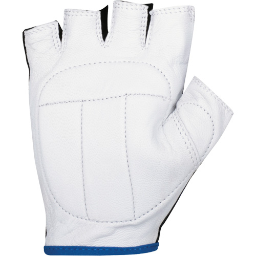 Vibration Dampening Fingerless Gloves, Size X-Large, Goatskin Palm Groupe Generik