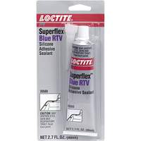 Scellant adh&eacute;sif &agrave; la silicone Superflex RTV, Tube, Bleu Groupe Generik
