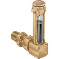 Indicateurs de niveau &agrave; liquide en laiton - Raccords universels, Filet&eacute;, 8-11/16" lo, 225°F (107,22° C) Groupe Generik