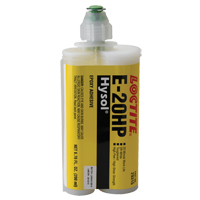 Adh&eacute;sifs structuraux &agrave; s&eacute;chage rapide E-20P, 200 ml, Cartouche double, Deux composants, Blanc Groupe Generik