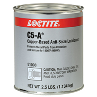 Lubrifiant antiblocage au cuivre Loctite 8008 C5-A, 2,5 lb, Canette, 1800°F (982°C) Temp&eacute;rature max. Groupe Generik
