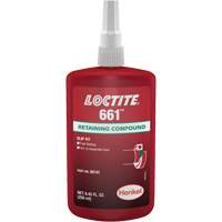 Compos&eacute; de retenue Loctite 661, 250 ml, Bouteille, Jaune Groupe Generik
