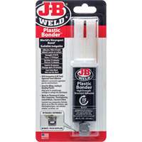 Plastic Bonder Adhesive, 25 ml, Syringe, Two-Part, Black Groupe Generik