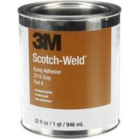 Scotch-Weld Adhesive, 32 fl. oz., Kit, Two-Part, Grey Groupe Generik