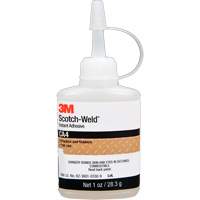Scotch-Weld Instant Adhesive CA4, Clear, Bottle, 1 oz. Groupe Generik