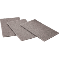 Tampons manuels Scotch-Brite, Carbure de silicium, 6" x 9", Grain Moyen Groupe Generik