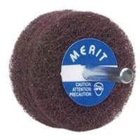 Abrasotex Non-Woven Disc Wheel, 3" Dia. x 1" W, 1/4" Arbor, Aluminum Oxide Groupe Generik