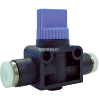 2-Way Straight Union Miniature Hand Valve, 1/2" NPT Air Inlet, 1/2" NPT Outlet, 150 PSI Groupe Generik