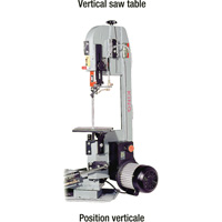 Metal Cutting Band Saws With Geardrive, Horizontal/Vertical, Round 7" and 7" x 12" Rectangular Cutting Capacity Groupe Generik