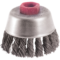 Brosses-boisseau &agrave; fils nou&eacute;s - Petites rectifieuses &agrave; grande vitesse, 2-3/4" dia. x 5/8"-11 arbre Groupe Generik