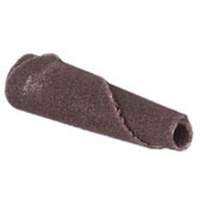 Cartouche de bande abrasive conique ALO, 240 Grain, 3/16" dia., Oxyde d'aluminium, 1" lo, 1/8" Dimension de l'arbre Groupe Generik