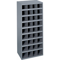Armoires pour bacs de rangement en acier, 17-7/8" la x 12" p x 42" h, Gris Groupe Generik