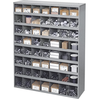 Armoires pour bacs de rangement en acier, 33-3/4" la x 12" p x 42" h, Gris Groupe Generik