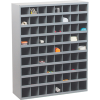 Armoires pour bacs de rangement en acier, 33-3/4" la x 12" p x 42" h, Gris Groupe Generik