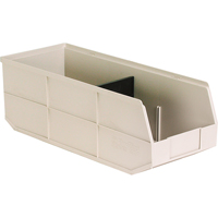 Akro-Bin de la S&eacute;rie 1800, 8-1/4" la, 7" h x 20-1/2" p, Beige Groupe Generik