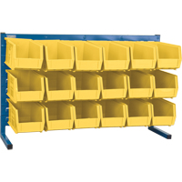 Rayonnage &agrave; persienne avec bacs, 18 bacs, 36" la x 8-1/4" p x 22" h Groupe Generik