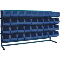 Rayonnage &agrave; persienne avec bacs, 36 bacs, 72" la x 15" p x 40" h Groupe Generik