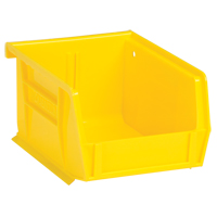 Ultra Stack & Hang Bin, 4-1/8" W x 3" H x 5-3/8" D, Yellow Groupe Generik