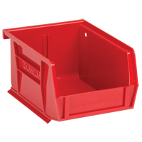 Ultra Stack & Hang Bin, 4-1/8" W x 3" H x 5-3/8" D, Red Groupe Generik