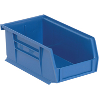 Ultra Stack & Hang Bin, 4-1/8" W x 3" H x 7-3/8" D, Blue Groupe Generik