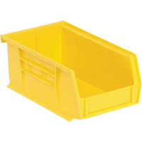 Ultra Stack & Hang Bin, 4-1/8" W x 3" H x 7-3/8" D, Yellow Groupe Generik